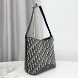 TMédaillon Bucket Bag, Blue Oblique Jacquard|M1532QTZQ_M928