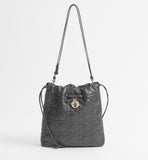 Adiorable Black Mini Bucket Bag |S2611OUQA_M900