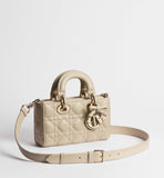 Mini Lady D-Joy Trench Handbag in Fine Lambskin |M0636OUQA_M73U
