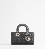 Lady D-Joy Trench Handbag in Black Lambskin |M0613ONGE_M900