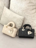 Lady D-Joy Trench Handbag in Black Lambskin |M0613ONGE_M900
