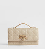 Mini Chain Handbag in Camel-Beige Lambskin| S0984OUQC_M10I