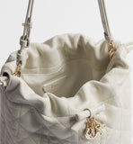 Mini Bucket Bag Latte Woven Lambskin| S2611OUQA_M030