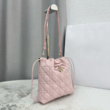 Mini Bucket Bag Soupir Pink Cannage Lambskin |S2611OUQA_M19N