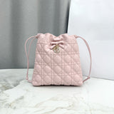Mini Bucket Bag Soupir Pink Cannage Lambskin |S2611OUQA_M19N