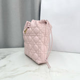 Mini Bucket Bag Soupir Pink Cannage Lambskin |S2611OUQA_M19N