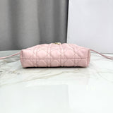 Mini Bucket Bag Soupir Pink Cannage Lambskin |S2611OUQA_M19N