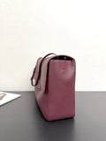 Maxi Flapbag Large Flap Bag in Dark Burgundy Grained Calfskin |AS6233-B24008-U8393