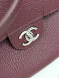 Maxi Flapbag Large Flap Bag in Dark Burgundy Grained Calfskin |AS6233-B24008-U8393