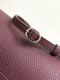 Maxi Flapbag Large Flap Bag in Dark Burgundy Grained Calfskin |AS6233-B24008-U8393