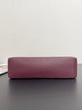 Maxi Flapbag Large Flap Bag in Dark Burgundy Grained Calfskin |AS6233-B24008-U8393