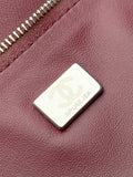 Maxi Flapbag Large Flap Bag in Dark Burgundy Grained Calfskin |AS6233-B24008-U8393