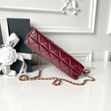 Classic Small Tote from the Spring/Summer 2026 Collection: Dark Burgundy Soft Lambskin |AS6248-B24030-U8393