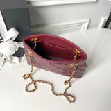 Classic Small Tote from the Spring/Summer 2026 Collection: Dark Burgundy Soft Lambskin |AS6248-B24030-U8393