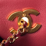 Classic Small Tote from the Spring/Summer 2026 Collection: Dark Burgundy Soft Lambskin |AS6248-B24030-U8393