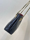 2026 Spring/Summer Collection Classic Small Tote Bag in Black Diamond-Quilted Lambskin |AS6248 B24030 94305