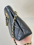2026 Spring/Summer Collection Classic Small Tote Bag in Black Diamond-Quilted Lambskin |AS6248 B24030 94305
