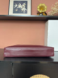 2026 Spring/Summer Collection Leather Shopping Bag/Tote Bag in Burgundy Lambskin |AS6241 B24030 U7793