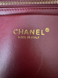 2026 Spring/Summer Collection Leather Shopping Bag/Tote Bag in Burgundy Lambskin |AS6241 B24030 U7793