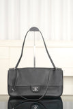 Spring/Summer 2026 Collection Large Flap Bag in Black Grained Calfskin| AS6231-B24008-94305