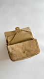 Souplissimo Dark Beige Suede Oversized Flap Bag |AS6281-B24009-U9390