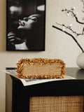 Spring/Summer 2026 Collection Mini Tote Bag in Dark Beige Raffia-Effect Woven Fabric| AS4416 B23791 U5552