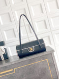Preppy Coco Black Grained Calfskin Bowling Bag |AS6181 B23794 U9310