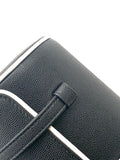 Preppy Coco Black Grained Calfskin Bowling Bag |AS6181 B23794 U9310