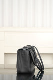 Maxi Flapbag Black Grained Calfskin |AS6231 B24008 94305