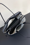 Large Shopping Bag - Black Premium Grained Calfskin Tote| AS6289 B24248 94305