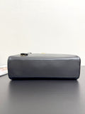 Large Bowling Bag, Black Full-Grain Calfskin|AS6211 B23874 94305