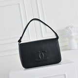 Black Lambskin Messenger Bag |AS6222-B24367-94305