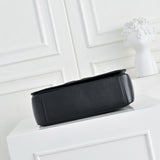 Black Lambskin Messenger Bag |AS6222-B24367-94305