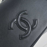 Black Lambskin Messenger Bag |AS6222-B24367-94305