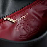 Black Lambskin Messenger Bag |AS6222-B24367-94305