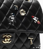 Medium Black Quilted Lambskin 11.12 Flap Bag |A01112 B24048 94305