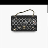 Medium Black Quilted Lambskin 11.12 Flap Bag |A01112 B24048 94305