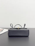 Preppy Coco Small Flap Bag in Black Shiny Grained Calfskin| AS6130 B23483 94305