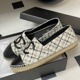 Women's Black & White Shiny Tweed Fisherman Boots G29762