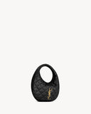 Icarino Black Quilted Nappa Leather Handbag 851689AAANG1000