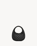 Icarino Black Quilted Nappa Leather Handbag 851689AAANG1000