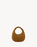 Icarino Brown Quilted Nappa Leather Handbag |8516891U8072916