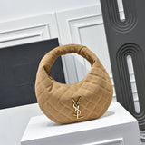 ICARINO Brown Quilted Suede Tote Bag| 8516891U8071632