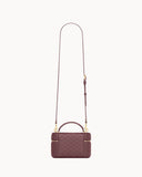 Gaby Burgundy Lambskin Cosmetic Bag |766731 1EL07