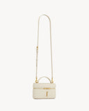 Gaby Off-White Lambskin Cosmetic Bag |766731 1EL07 9207