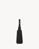 Large Le 5 À 7 Supple Black Soft Leather Hobo Bag 713938AAAUQ1000