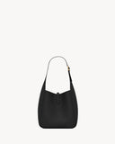 Large Le 5 À 7 Supple Black Soft Leather Hobo Bag 713938AAAUQ1000