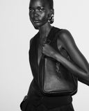 Large Le 5 À 7 Supple Black Soft Leather Hobo Bag 713938AAAUQ1000