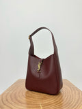 Le 5 à 7 Supple Rouge Legion/Burgundy Small Leather Shoulder Bag| 713938 AAAUQ 6475