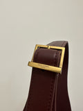Le 5 à 7 Supple Rouge Legion/Burgundy Small Leather Shoulder Bag| 713938 AAAUQ 6475